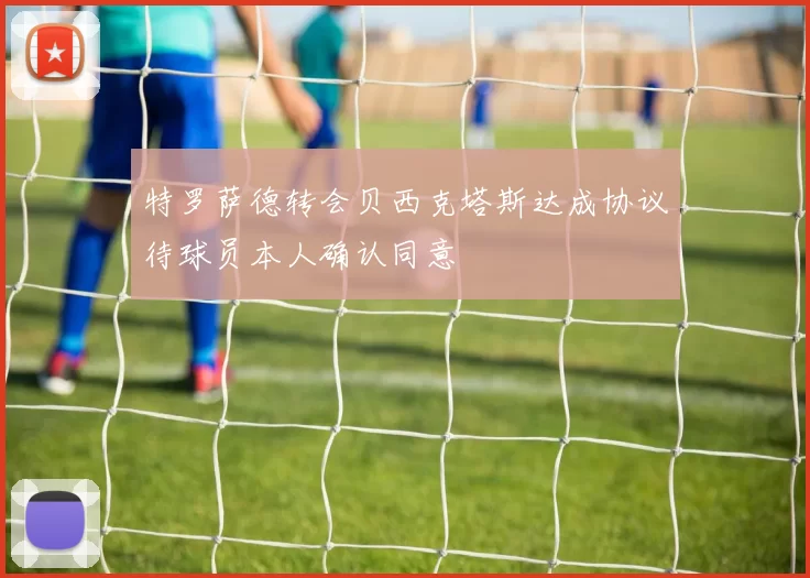 特罗萨德转会贝西克塔斯达成协议待球员本人确认同意